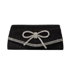 4920 Evening Bag Clutch Purses ,Sparkly Bow Handbags Crossbody Bag Wedding